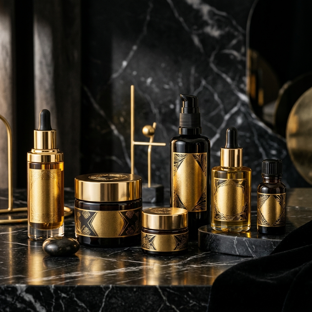 Luxury skincare product line with custom labels - Private Label Argan Oil